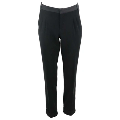 Pre-owned Nanette Lepore Trousers In Black
