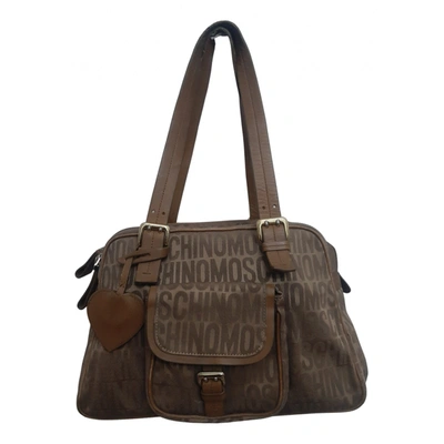 Pre-owned Moschino Cloth Bag In Brown