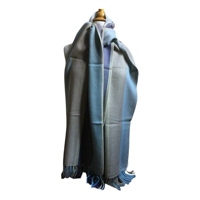Pre-owned Malo Cashmere Scarf In Blue