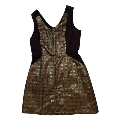 Pre-owned Tommy Hilfiger Mid-length Dress In Gold