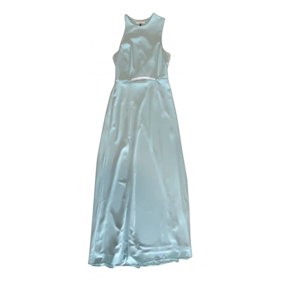 Pre-owned Halston Heritage Maxi Dress In Blue