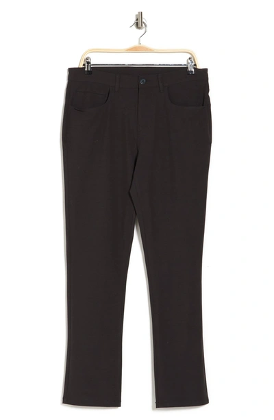 Callaway Golf 5-pocket Texture Straight Leg Pants In Black Heather