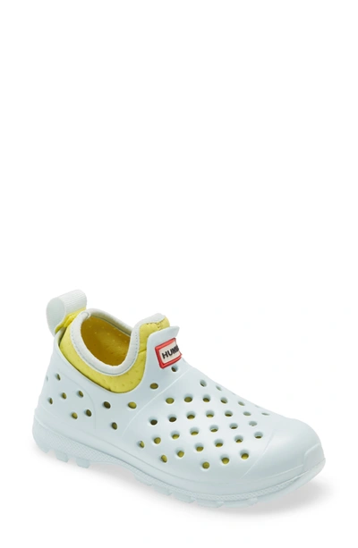 Hunter Kids' Original Perforated Bootie In Spearmint/ Spanish Dancer