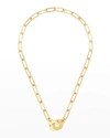 DINH VAN YELLOW GOLD MENOTTES R15 EXTRA-LARGE CHAIN NECKLACE