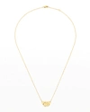 DINH VAN YELLOW GOLD MENOTTES R8 SMALL CHAIN NECKLACE