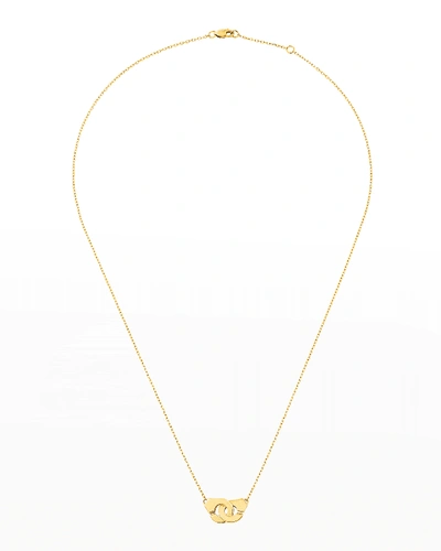 Dinh Van Yellow Gold Menottes R8 Small Chain Necklace