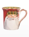 VIETRI OLD ST. NICK STRIPED HAT MUG