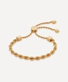 MONICA VINADER 18CT GOLD PLATED VERMEIL SILVER CORDA CHAIN FRIENDSHIP BRACELET