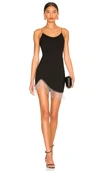 Superdown Elaine Fringe Dress In Black