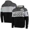 Starter Men's Heathered Gray, Silver Las Vegas Raiders Extreme Fireballer Pullover Hoodie In Heather Gray