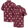 COLUMBIA COLUMBIA MAROON TEXAS A&M AGGIES SUPER SLACK TIDE OMNI-SHADE BUTTON-UP SHIRT