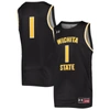 UNDER ARMOUR YOUTH UNDER ARMOUR #1 BLACK WICHITA STATE SHOCKERS REPLICA BASKETBALL JERSEY