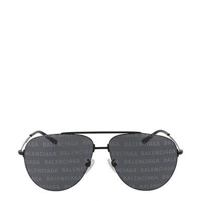 Balenciaga Bb0013s Black Unisex Sunglasses In .