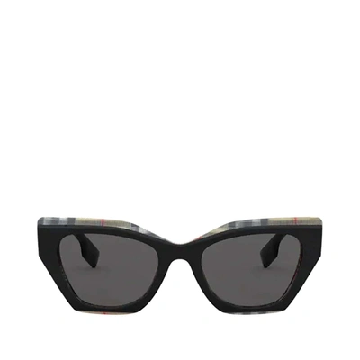 Burberry Cressy Grey Butterfly Ladies Sunglasses Be4299 382887 52 In .