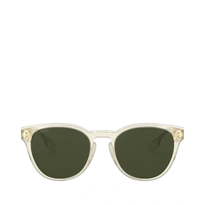 Burberry Green Round Mens Sunglasses Be4310 385271 54