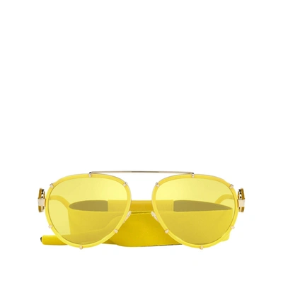 Versace Ve2232 Yellow Female Sunglasses