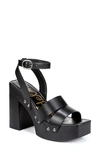 Sam Edelman Women's Rosalind Ankle Strap Platform Sandals In Black