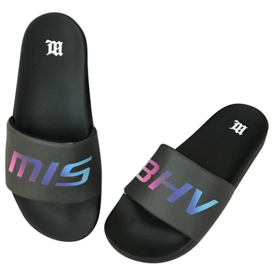 Pre-owned Misbhv Sandals In Black