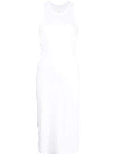 Dion Lee Cut-detail Midi Dress In White