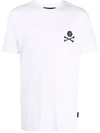 Philipp Plein Skeleton Print T-shirt In White