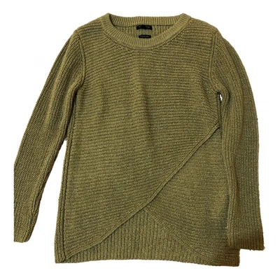 Pre-owned Massimo Dutti Knitwear In Gold