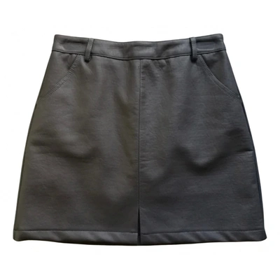 Pre-owned Molly Bracken Mini Skirt In Grey