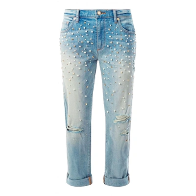Pre-owned Juicy Couture Boyfriend Jeans In Blue