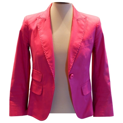 Pre-owned Pinko Blazer In Pink