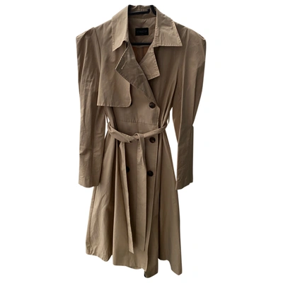 Pre-owned The Frankie Shop Trench Coat In Beige