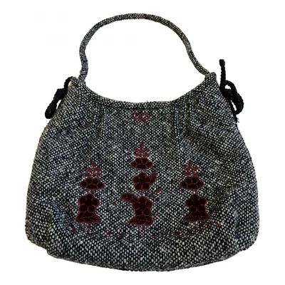 Pre-owned Anya Hindmarch Wool Mini Bag In Multicolour