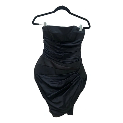 Pre-owned Alexandre Vauthier Mini Dress In Black