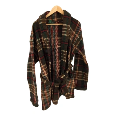 Pre-owned Lauren Ralph Lauren Wool Coat In Brown