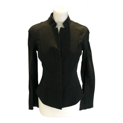 Pre-owned Narciso Rodriguez Suit Jacket In Black