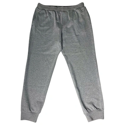 Pre-owned Versace Trousers In Grey