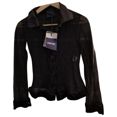 Pre-owned Aspesi Silk Vest In Black