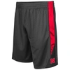 COLOSSEUM COLOSSEUM CHARCOAL NEBRASKA HUSKERS TURNOVER SHORTS