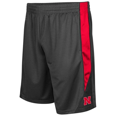 Colosseum Men's  Charcoal Nebraska Huskers Turnover Shorts