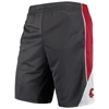 COLOSSEUM COLOSSEUM CHARCOAL WASHINGTON STATE COUGARS TURNOVER TEAM SHORTS