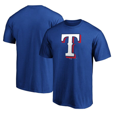 Fanatics Men's Royal Texas Rangers Official Logo T-shirt