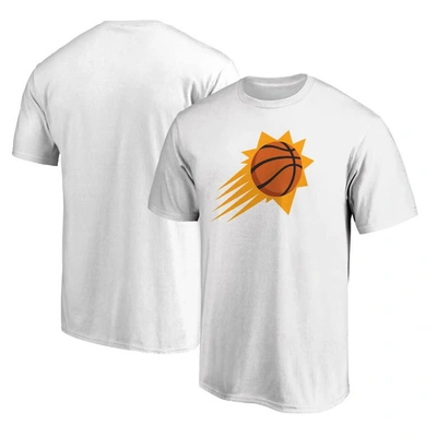 Fanatics Men's White Phoenix Suns Primary Team Logo T-shirt