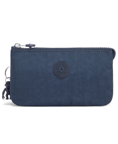 Kipling Creativity Large Cosmetic Pouch In Blue Bleu