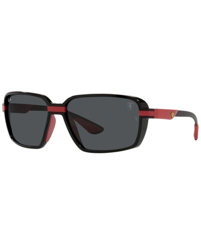 Ray Ban Ray-ban Rb8360m Scuderia Ferrari Collection 62 Unisex Sunglasses In Black
