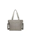 Baggallini Medium Carryall Tote In Sterling Shimmer - Nylon
