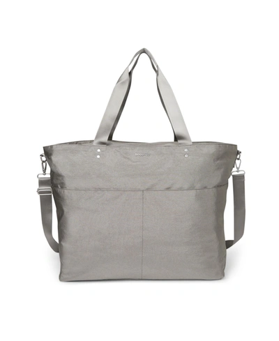 Baggallini Extra-large Carryall Tote In Sterling Shimmer