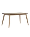 Inspire Q Larvik Mid-century Danish Modern Tapered 63" Dining Table In Natural