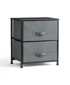 DREAM COLLECTION TWO DRAWER FABRIC STORAGE CHEST