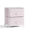 DREAM COLLECTION TWO DRAWER FABRIC STORAGE CHEST