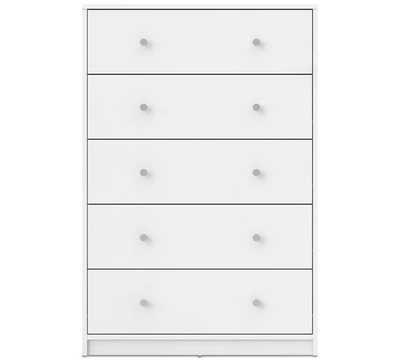 Tvilum Ranna 5-drawer Chest In White