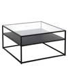 HUDSON & CANAL ADA 32" SQUARE COFFEE TABLE