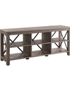 Hudson & Canal Sawyer 58" Tv Stand In Gray Oak